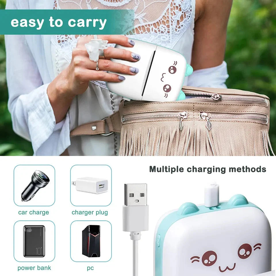 Pocket Inkless Mini Printer